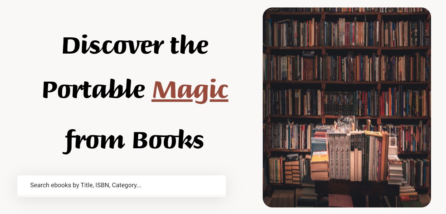 A visually appealing display of the Neobookify Store website showcasing its eBook selection.