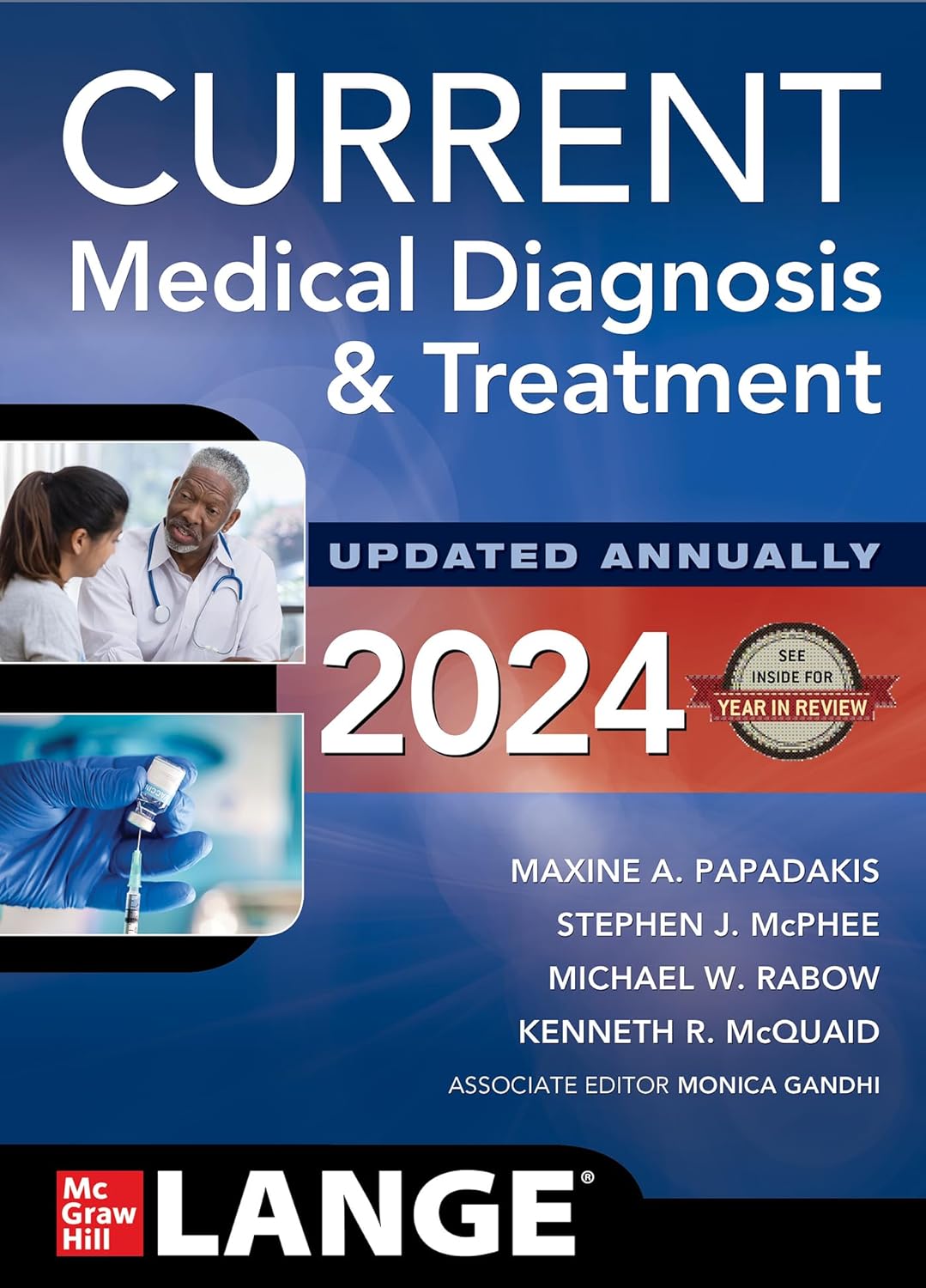 CURRENT Medical Diagnosis and Treatment 2024 (63rd Edition) - Book Cover